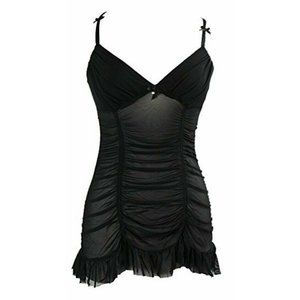 NWT Flora Nikrooz Size S Black Lace Camidoll